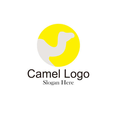 Design with camel logo illustration templateのイラスト素材