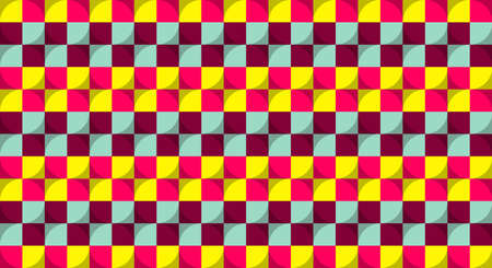 abstract pattern background, modern and multi color shape compositionのイラスト素材