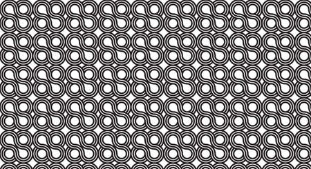 circle pattern background vector circular seamless background.