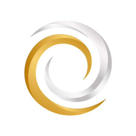 gold and silver vector circles, gold and silver circleのイラスト素材