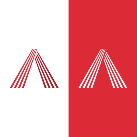 Letter A logo with sophisticated design. the concept of using minimal, and clean. suitable for personal, real estate, business consulting and othersのイラスト素材