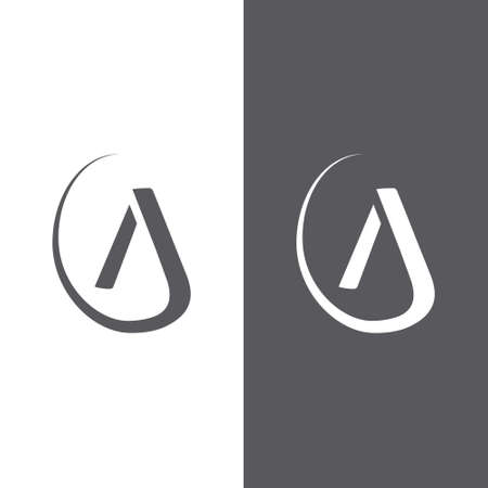 Letter A logo with sophisticated design. the concept of using minimal, and clean. suitable for personal, real estate, business consulting, business modern, fashion, boutique, loans and otherのイラスト素材