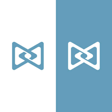 logos from media forms blend with sophisticated designs. the concept of using minimal, and clean. suitable for internet, media, film, modern business, television and other industriesのイラスト素材