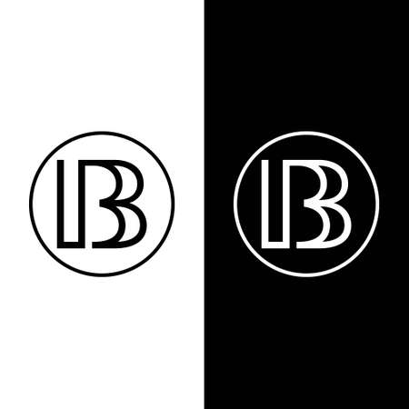 Letter B logo with sophisticated design. the concept of using minimal, and clean. suitable for personal, real estate, business consulting, fashion, business modern, and othersのイラスト素材