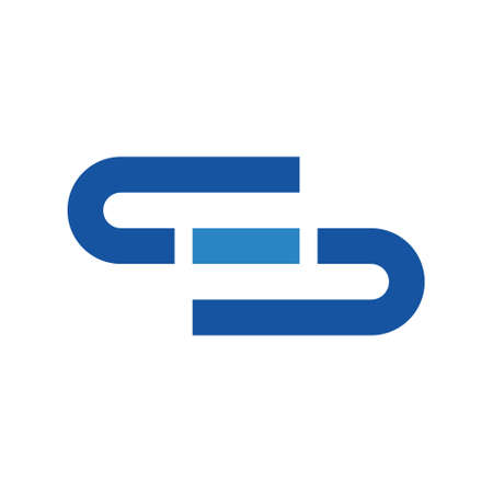 S letter vector logo, monogram and initial shapes, modern and minimal design concept, logo, logotype elements for template.のイラスト素材