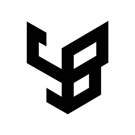 Initial letter of the SB logo. clean and simple modern design.のイラスト素材