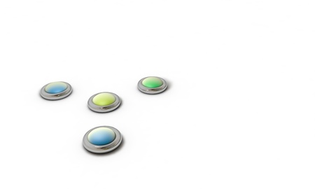 Different button working left view 3D rendering