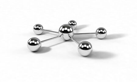 Network internet concept, 3d render workingの写真素材