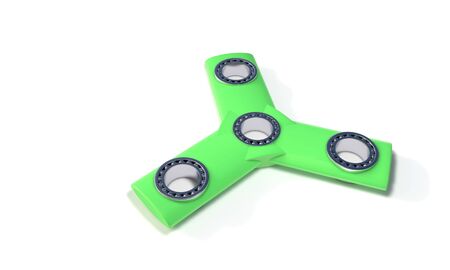 Three handed hand spinner, 3d render workingの写真素材