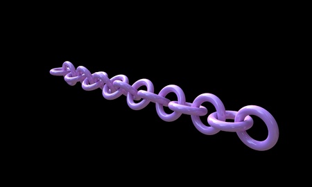 Ceramic chain of background, 3d renderの写真素材