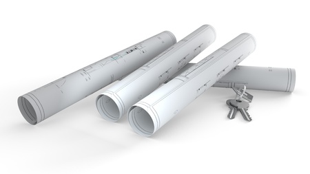 Phase of the project prepared in house sales, 3d renderの写真素材