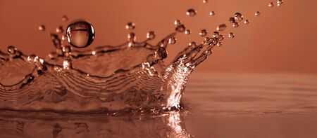 Coffee splashの写真素材