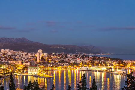 View of Split in Croatiaの写真素材