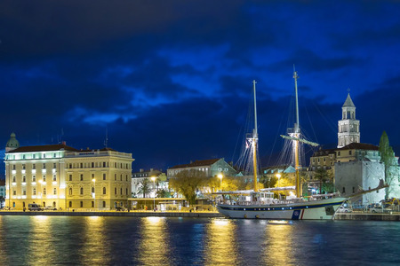 View of Split in Croatiaの写真素材