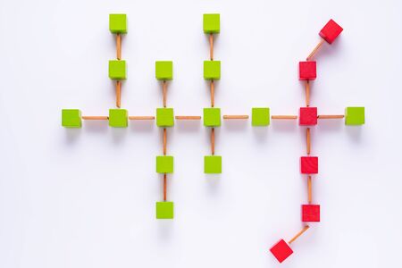Risk management concept. Data charts. Business concept.の写真素材