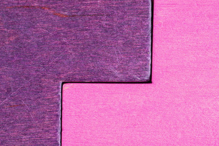Abstract wooden background. Different shapes wooden blocks, macro shotの写真素材