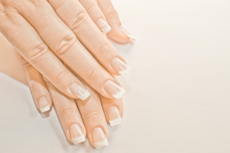 care for sensuality woman nailsの写真素材