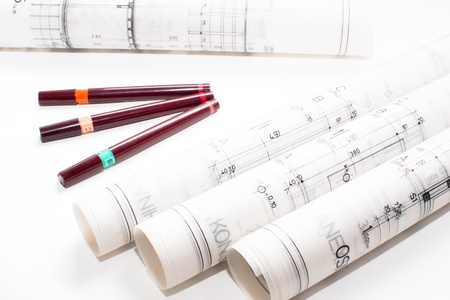 Part of architectural project の写真素材