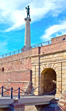 kalemegdan fortress belgrade serbiaの写真素材