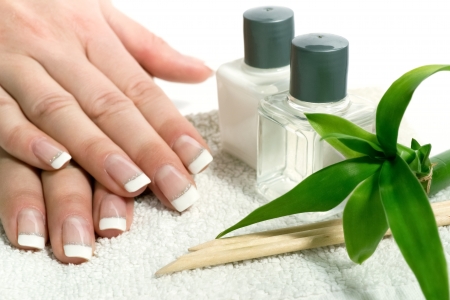 Care for sensuality woman nails の写真素材