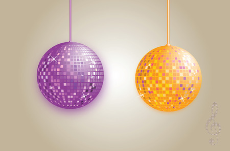 Shiny disco ballのイラスト素材