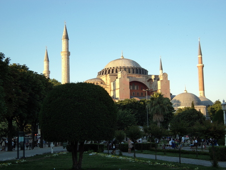 Hagia Sophia museum in Istanbul Turkeyのeditorial素材
