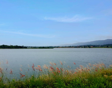 Reservoir in Thailandの素材