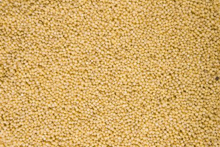 Background of yellow millet. close up