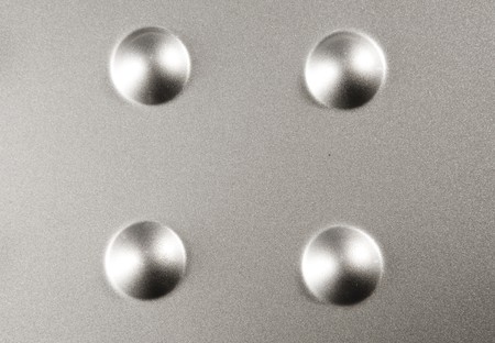 Background of shiny textured metal