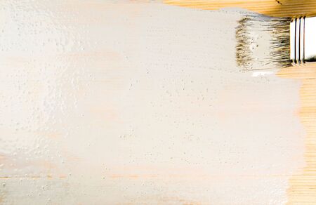 Painted with gray color wooden surfaceの写真素材