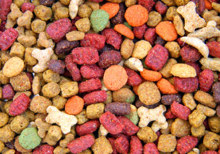 Dry cat foodの写真素材