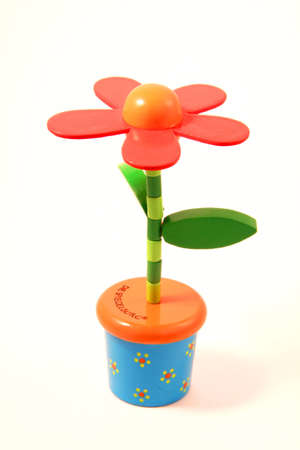 Souvenir depicting a flowerの写真素材