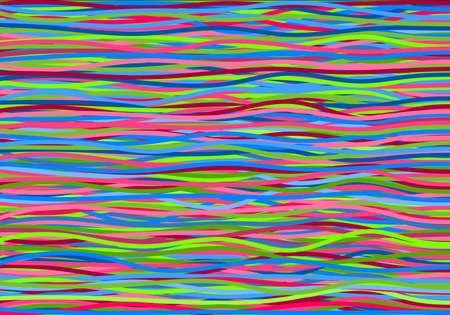 Colorful ribbonsのイラスト素材