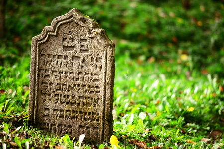 August 22, 2013, Divisov in Czech republic. Old jewish cemetry in Divisov . August 22, 2013, Divisov...