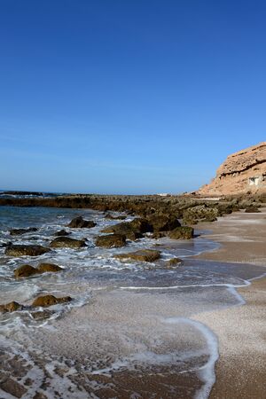 Beach in Morocco near to Sidi Ifniの写真素材
