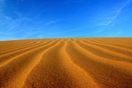 sand Sahara desert in Morocco near Mhamidの写真素材