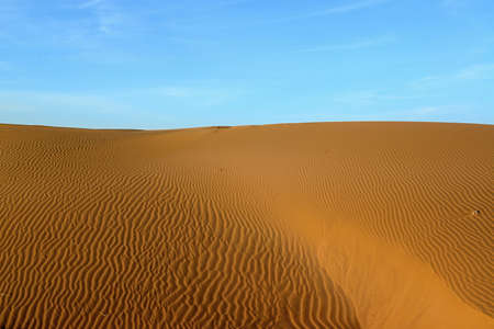 sand Sahara desert in Morocco near Mhamidの写真素材