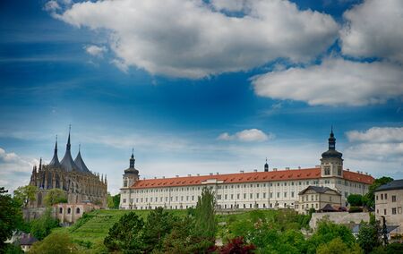 Cathedral in Kutna Hora -  in Czech republicのeditorial素材