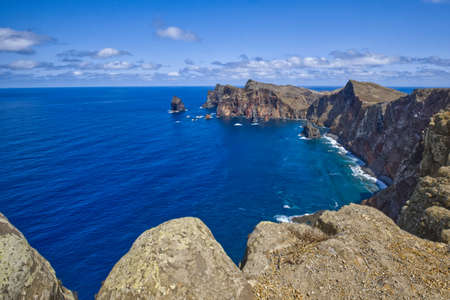 Sao Laurenco in Madeira - rock, clif, seaの写真素材