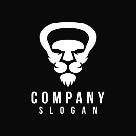 lion logo designのイラスト素材