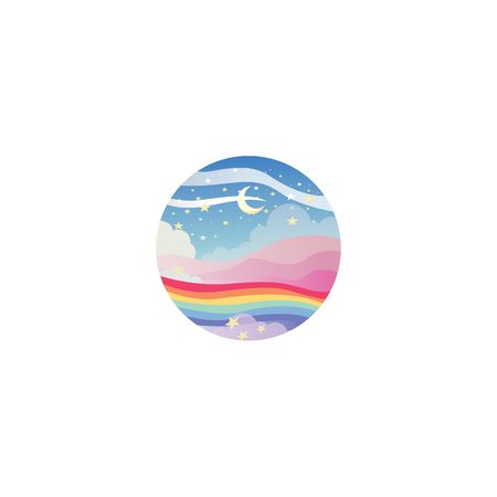 illustration logo designのイラスト素材