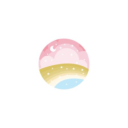 illustration logo designのイラスト素材