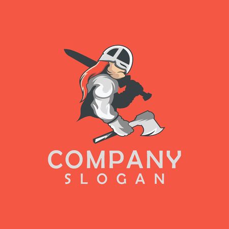 spartan logo designのイラスト素材