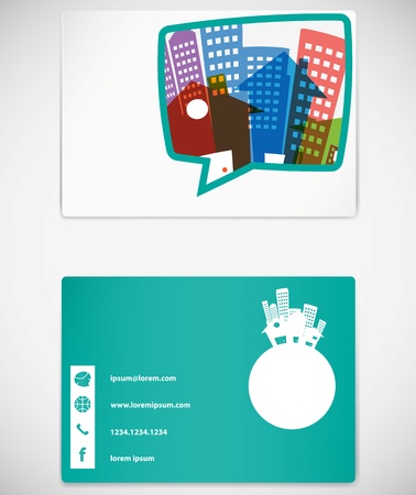 card design for businessのイラスト素材