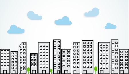 Urban landscapeのイラスト素材