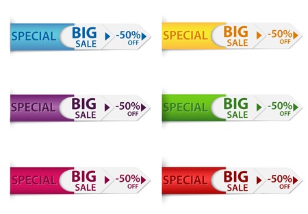 Vector Illustration Of Special discount price tags のイラスト素材