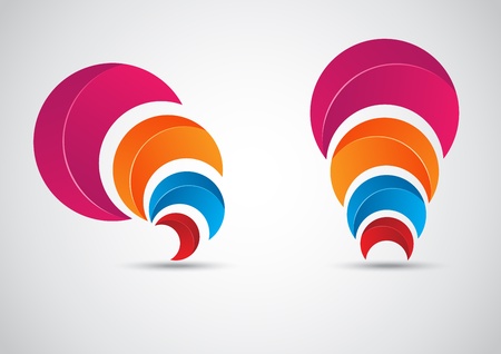 Vector Illustration Of Business abstract symbol のイラスト素材