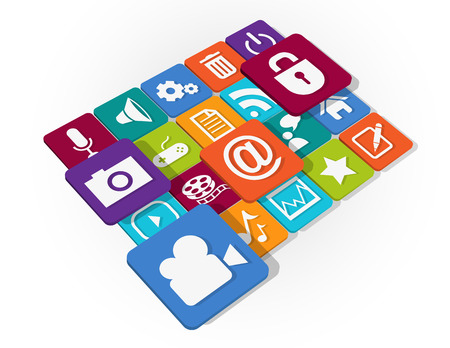 Vector Illustration of Application Web Icons design のイラスト素材