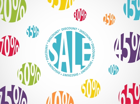 Sale background with discountのイラスト素材