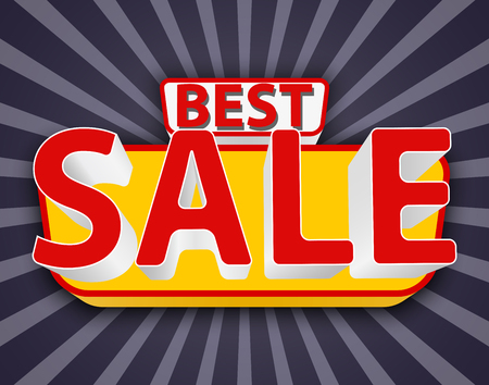 Best sale, best sale bannerのイラスト素材